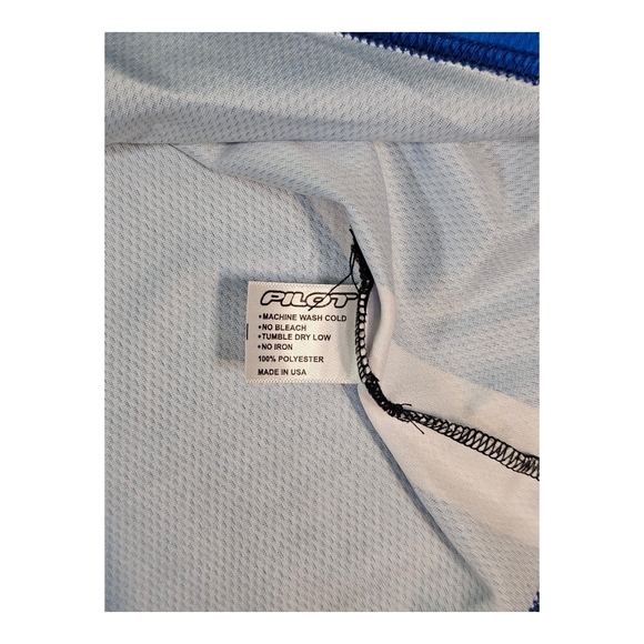 Pilot Suzuki 1/4 Zip Short‎ Sleeve Blue Women’s Racing Jersey Large Made In USA - Picture 5 of 7